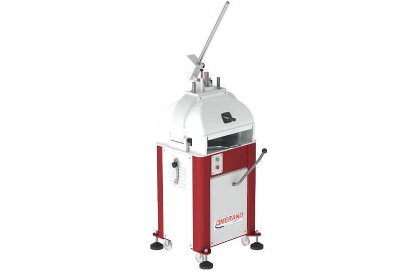 semi-automatic divider-rounder for round rolls production