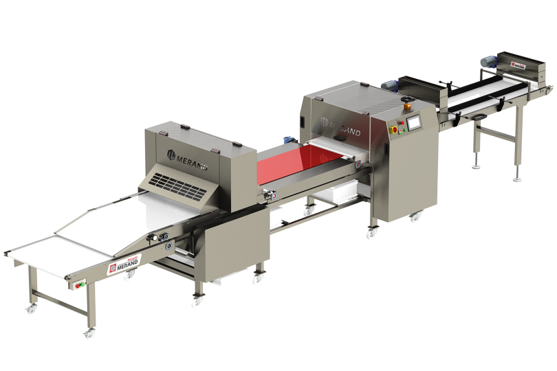 automatic line for semi-automatic bakery for hydrated dough