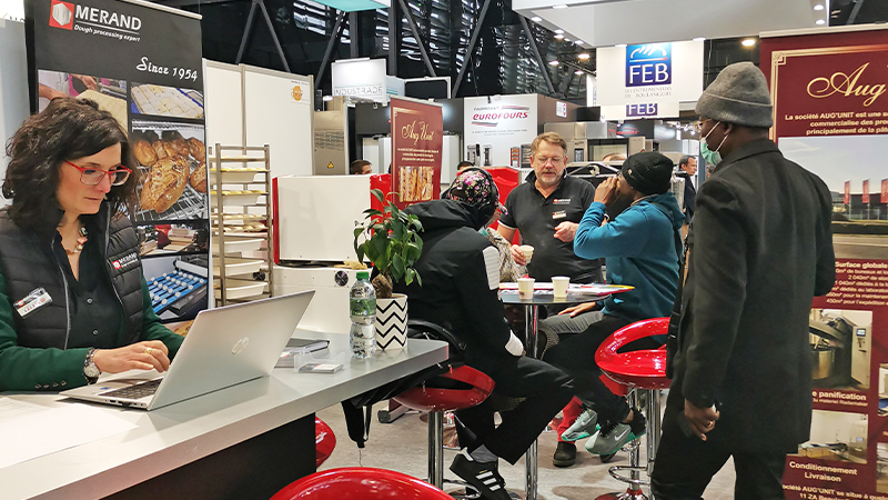 visitors of the europain 2024 trade show in paris