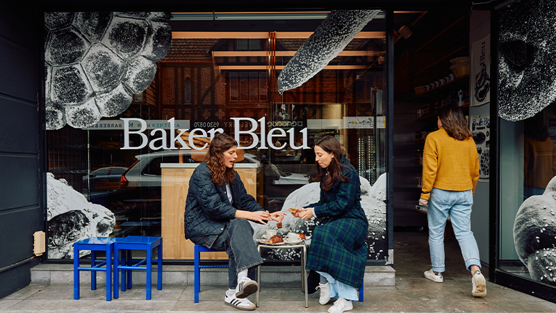 boutique de la boulangerie Baker Blue en Australie