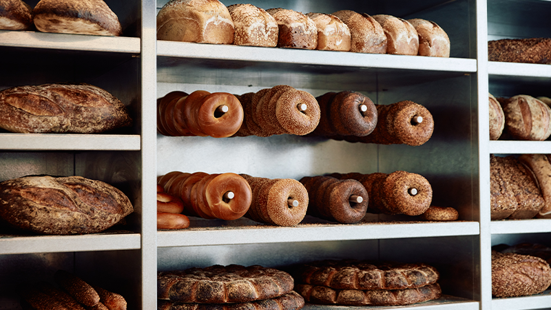 Pains faits dans la boulangerie Baker Blue en Australie