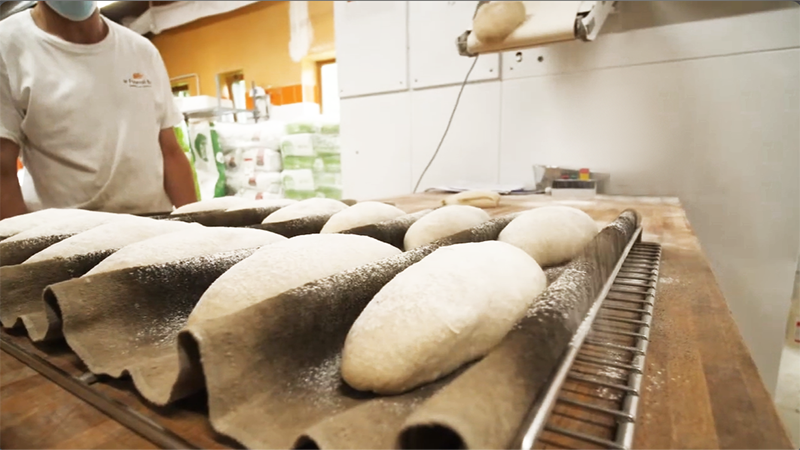bread made at "fournil de saveurs" bakery