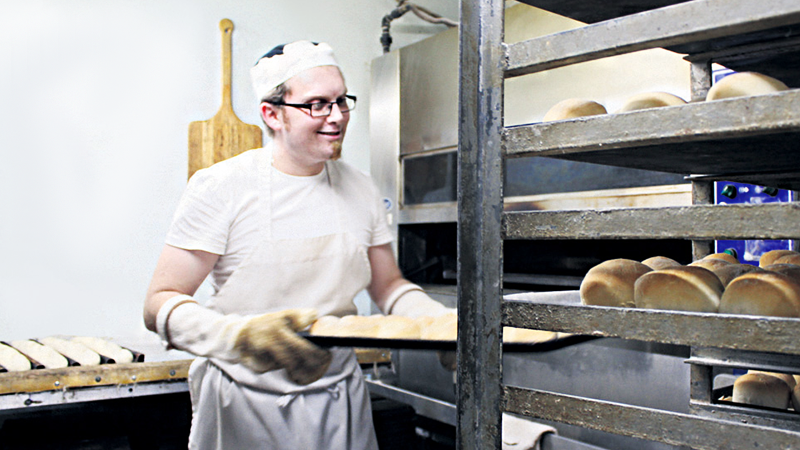 production of sandwich loaves bakery au ptit four in quebec