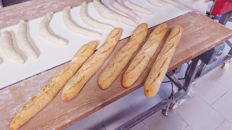 baguette production automatic industrial group bakery