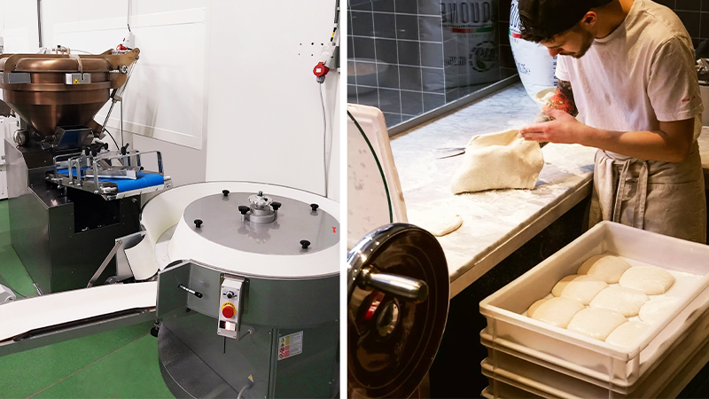 diviround automatic bread line