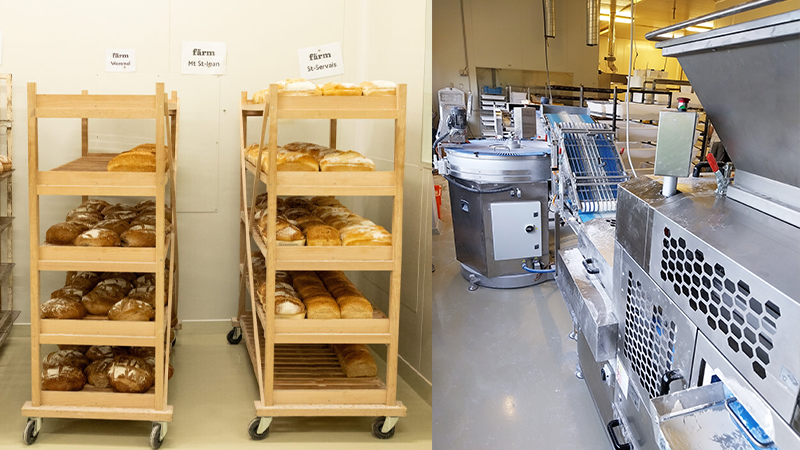 bread production on the rheopan bread line