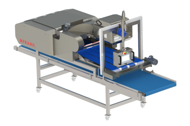 industrial moulder for moulding baguettes and rolls in industrial bakeries