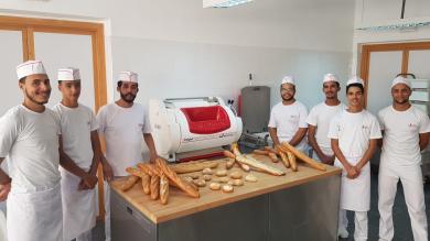 EBPM, école de boulangerie à casablanca démonstrations façonneuse merand
